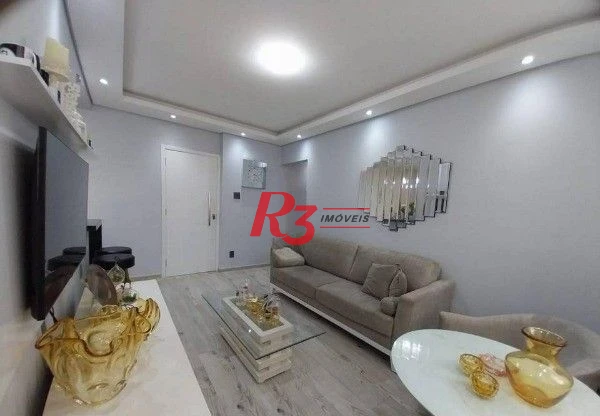 Apartamento com 3 dormitórios à venda, 90 m² por R$ 691.000,00 - Pompéia - Santos/SP