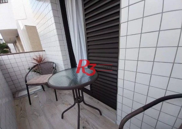 Apartamento com 3 dormitórios à venda, 90 m² por R$ 691.000,00 - Pompéia - Santos/SP