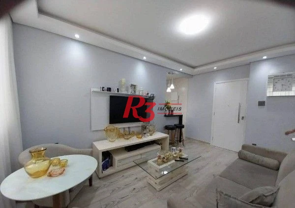 Apartamento com 3 dormitórios à venda, 90 m² por R$ 691.000,00 - Pompéia - Santos/SP