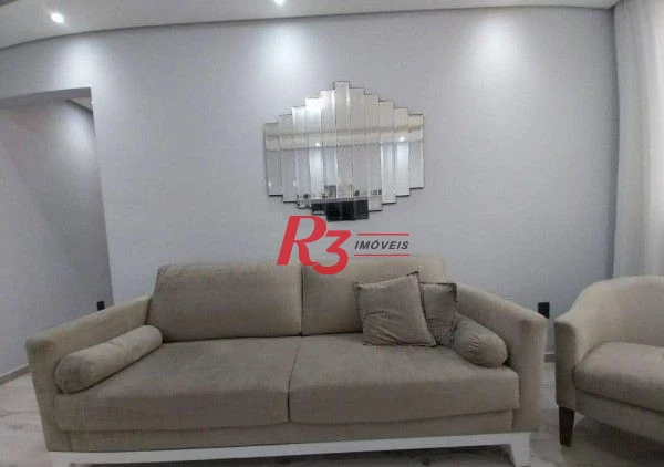 Apartamento com 3 dormitórios à venda, 90 m² por R$ 691.000,00 - Pompéia - Santos/SP