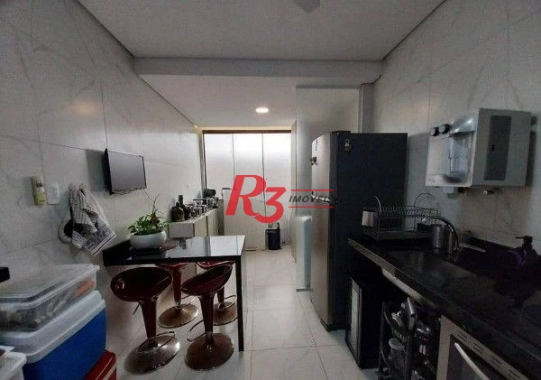 Apartamento com 3 dormitórios à venda, 90 m² por R$ 691.000,00 - Pompéia - Santos/SP