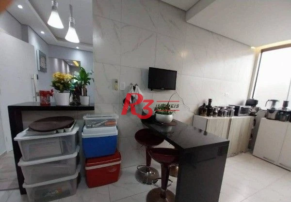 Apartamento com 3 dormitórios à venda, 90 m² por R$ 691.000,00 - Pompéia - Santos/SP
