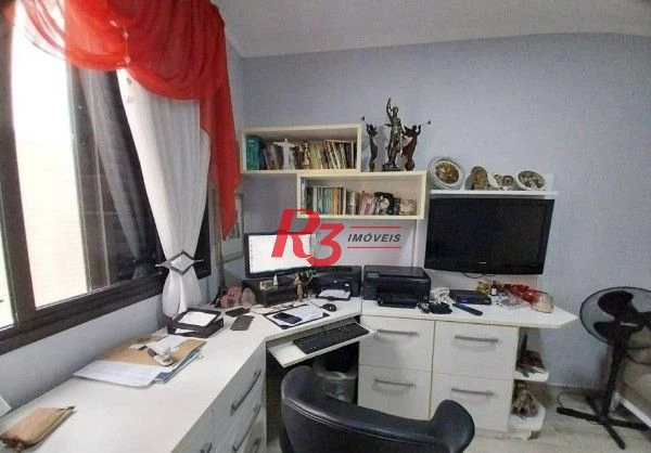 Apartamento com 3 dormitórios à venda, 90 m² por R$ 691.000,00 - Pompéia - Santos/SP