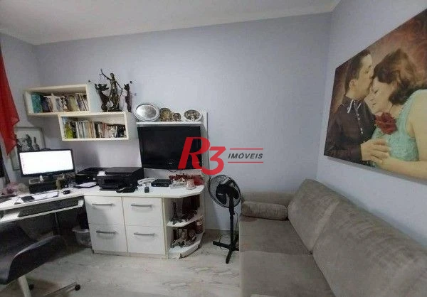 Apartamento com 3 dormitórios à venda, 90 m² por R$ 691.000,00 - Pompéia - Santos/SP