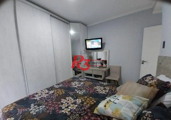 Apartamento com 3 dormitórios à venda, 90 m² por R$ 691.000,00 - Pompéia - Santos/SP