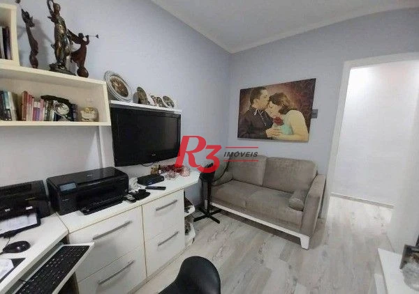 Apartamento com 3 dormitórios à venda, 90 m² por R$ 691.000,00 - Pompéia - Santos/SP