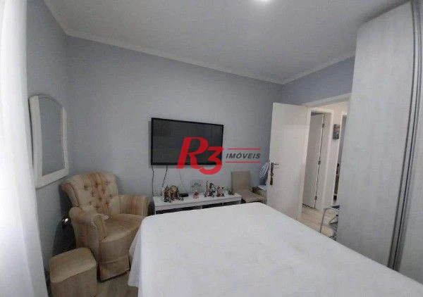 Apartamento com 3 dormitórios à venda, 90 m² por R$ 691.000,00 - Pompéia - Santos/SP
