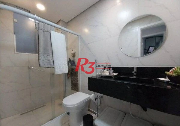 Apartamento com 3 dormitórios à venda, 90 m² por R$ 691.000,00 - Pompéia - Santos/SP