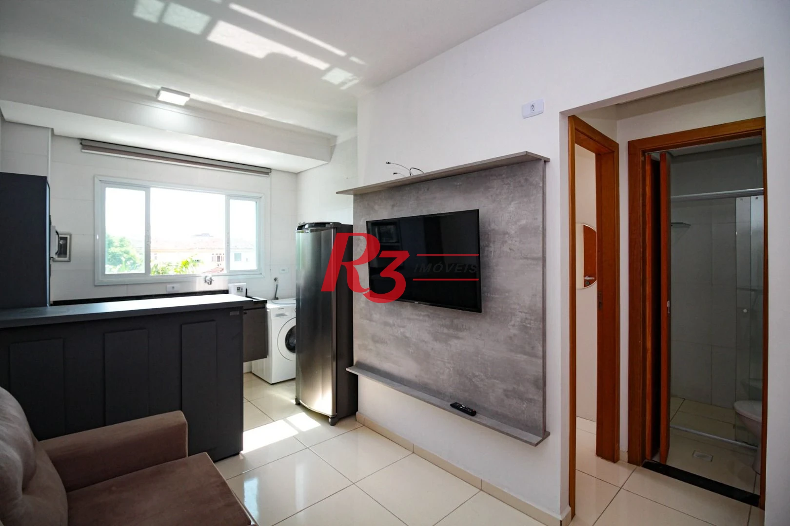 Apartamento com 1 dormitório à venda, 27 m² por R$ 320.000,00 - Macuco - Santos/SP