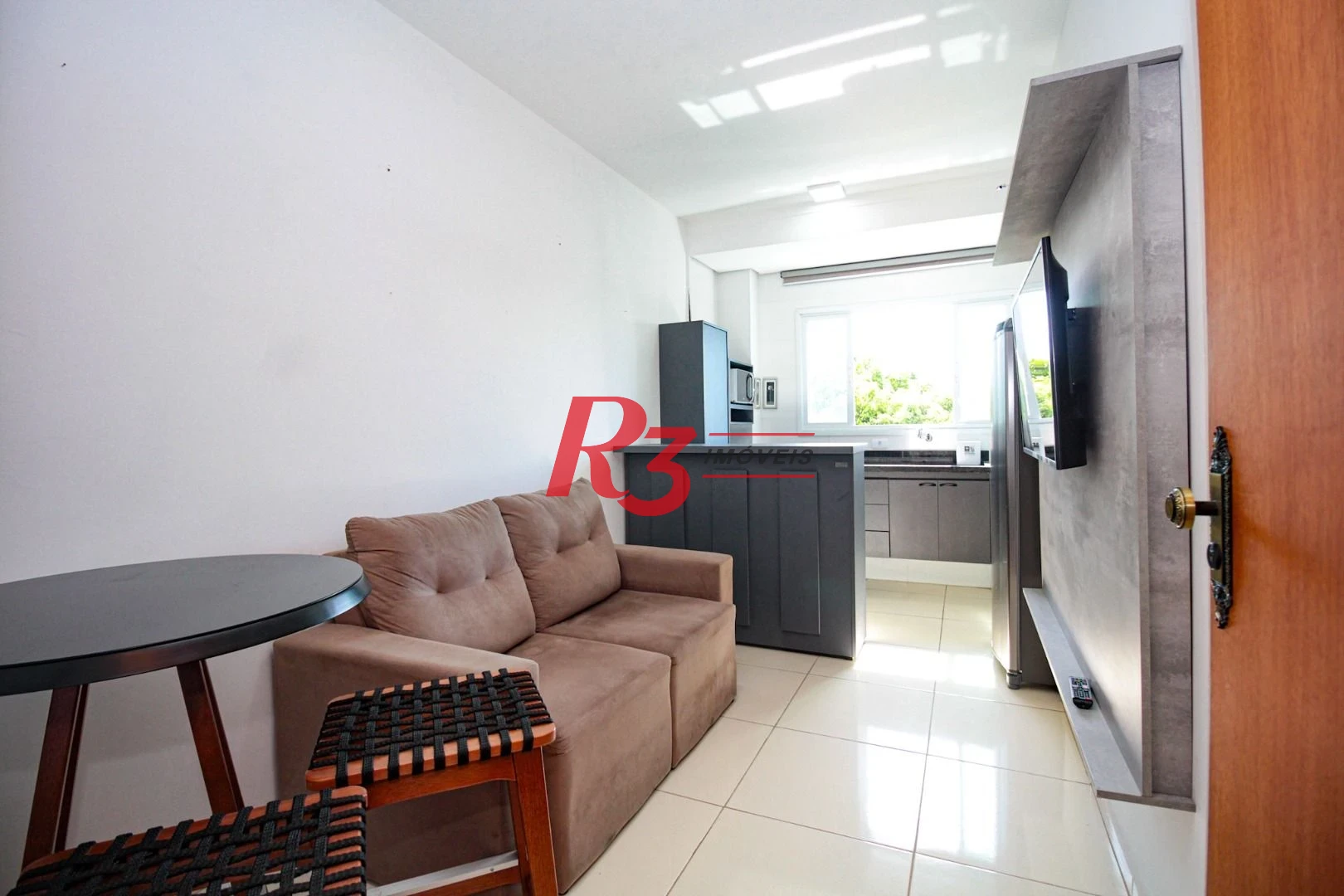 Apartamento com 1 dormitório à venda, 27 m² por R$ 320.000,00 - Macuco - Santos/SP