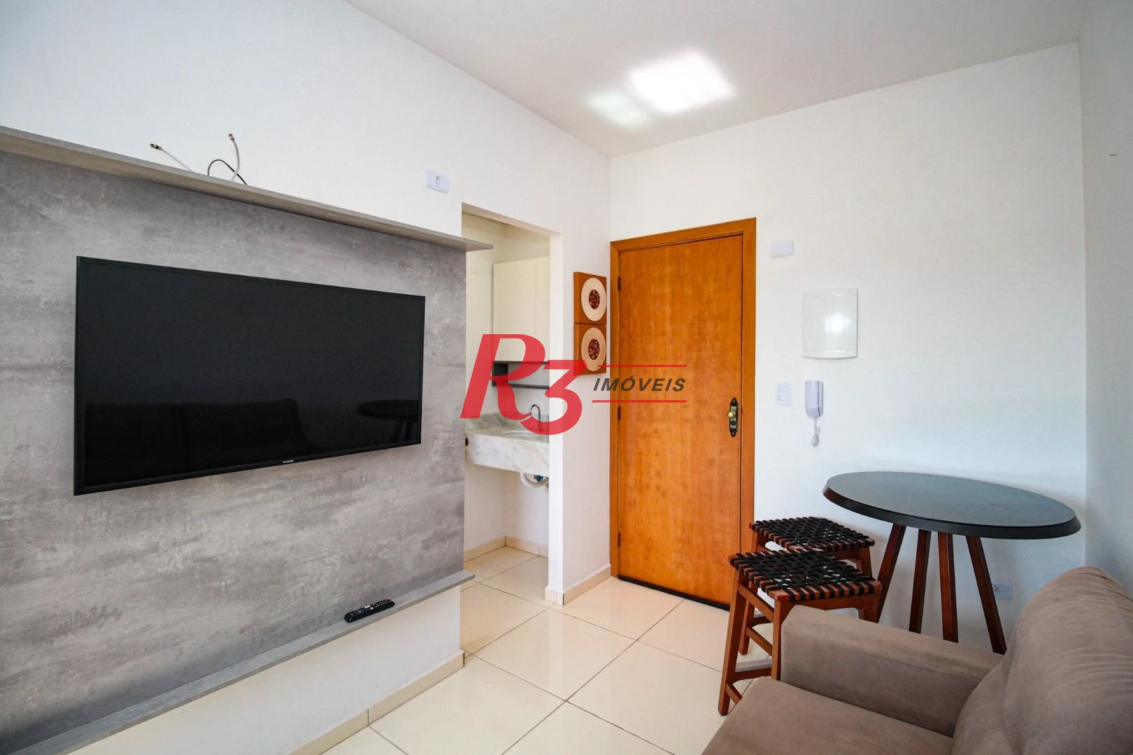 Apartamento com 1 dormitório à venda, 27 m² por R$ 320.000,00 - Macuco - Santos/SP