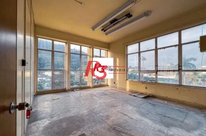 Sala, 300 m² - venda por R$ 1.480.000,00 ou aluguel por R$ 10.000,00/mês - Vila Matias - Santos/SP
