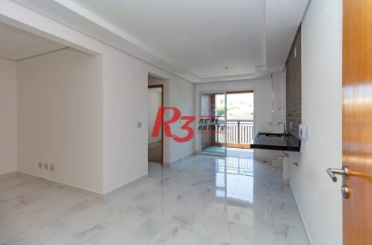 Apartamento com 1 dormitório à venda, 41 m² por R$ 377.360,00 - Aparecida - Santos/SP
