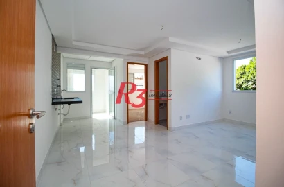 Apartamento com 1 dormitório à venda, 46 m² por R$ 373.120,00 - Aparecida - Santos/SP