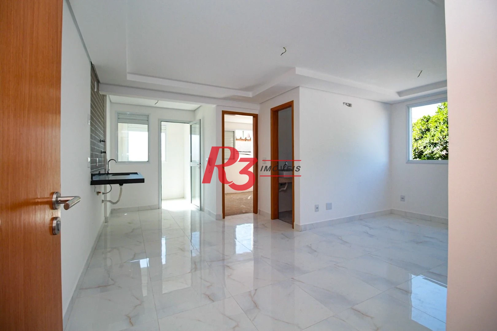 Apartamento com 1 dormitório à venda, 46 m² por R$ 373.120,00 - Aparecida - Santos/SP