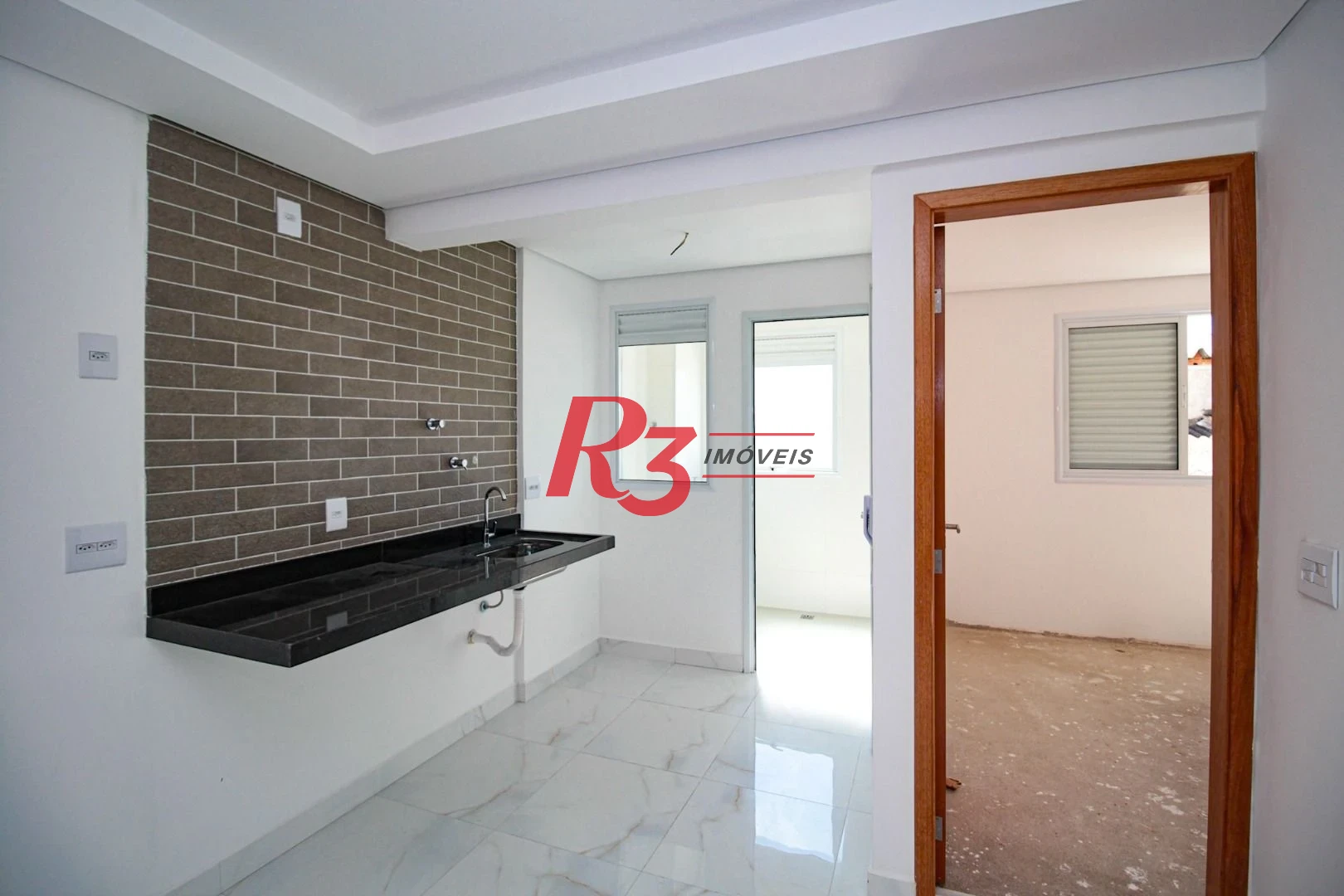 Apartamento com 1 dormitório à venda, 46 m² por R$ 373.120,00 - Aparecida - Santos/SP