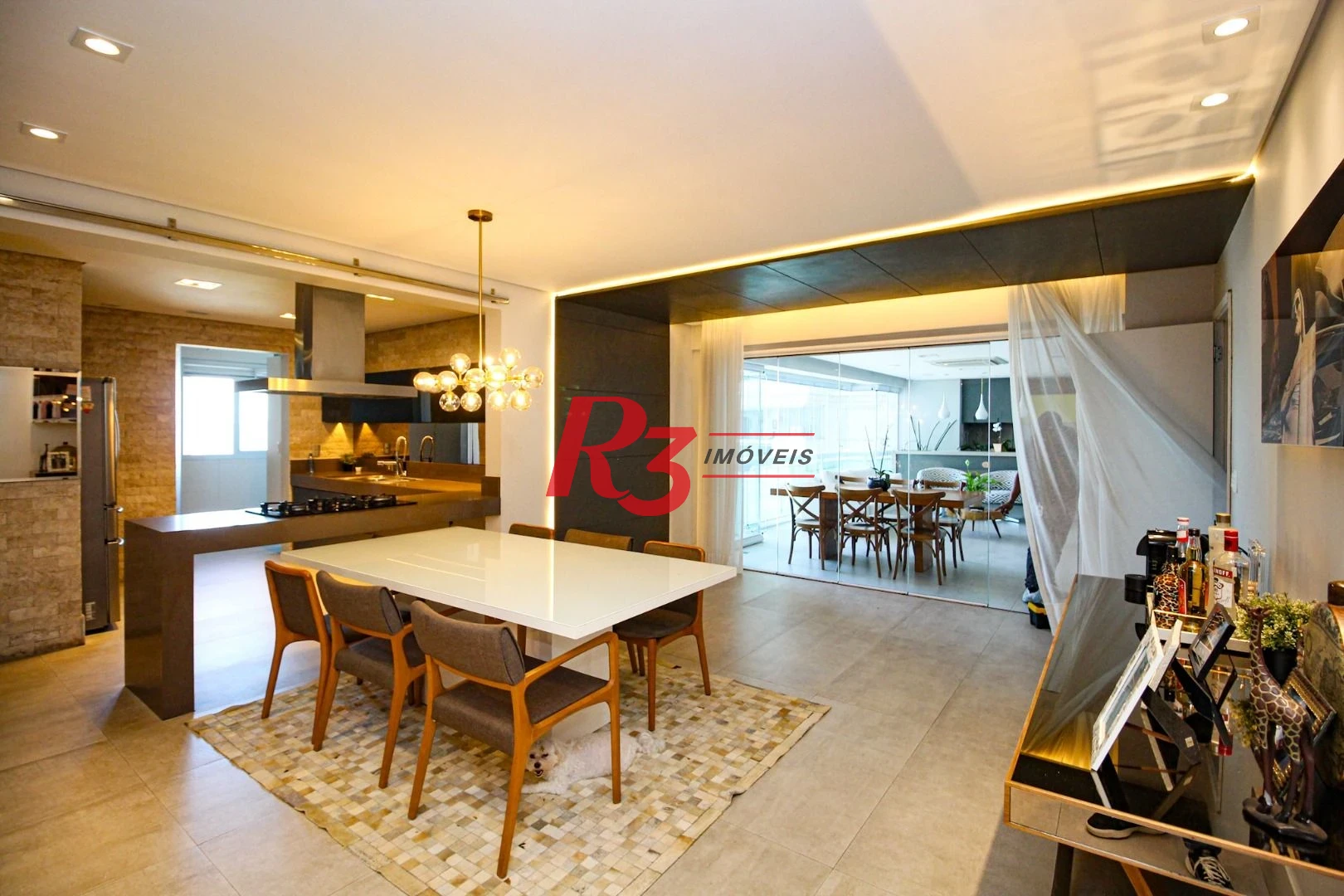 Apartamento com 3 dormitórios à venda, 232 m² por R$ 3.750.000,00 - Aparecida - Santos/SP