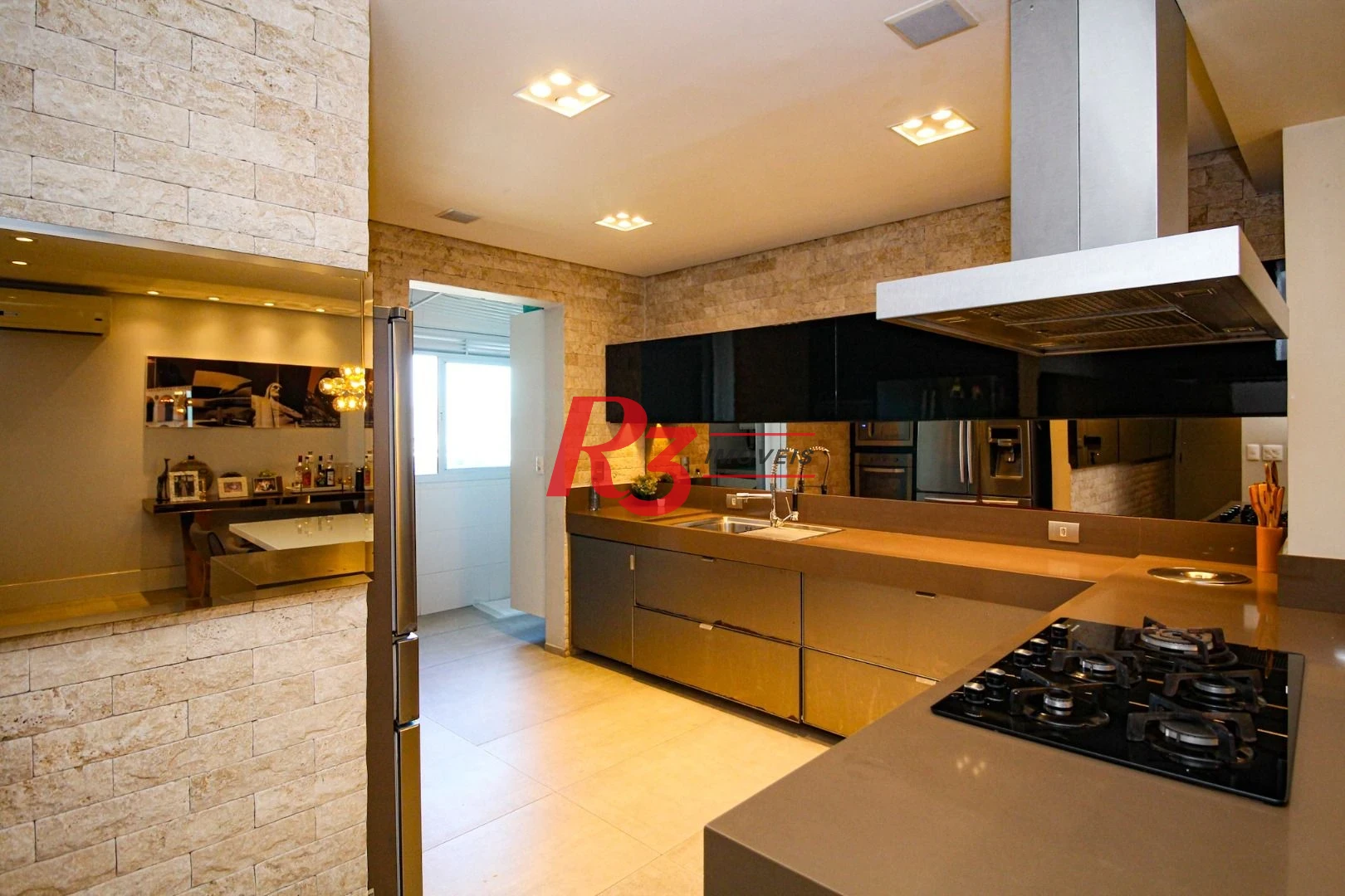 Apartamento com 3 dormitórios à venda, 232 m² por R$ 3.750.000,00 - Aparecida - Santos/SP