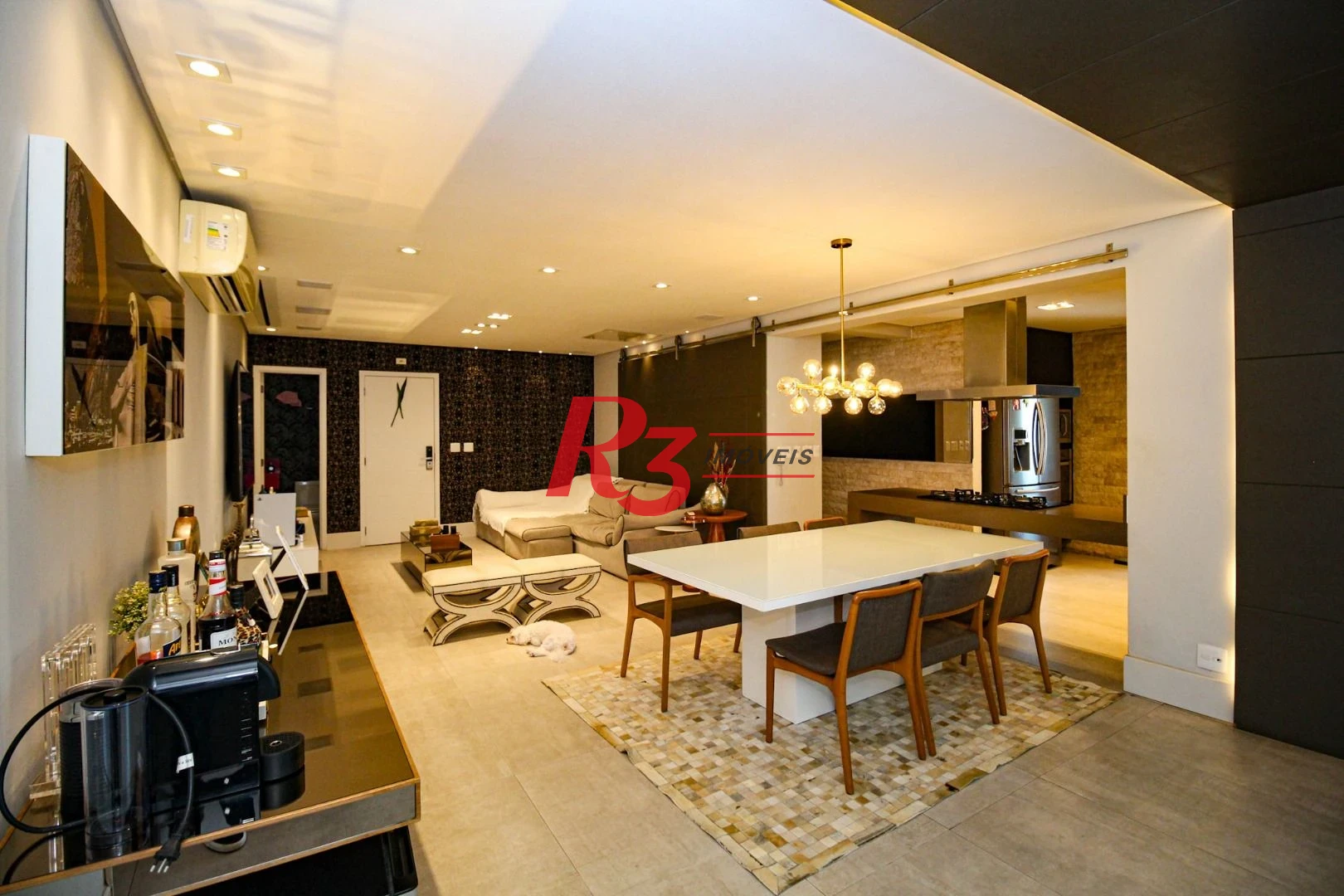 Apartamento com 3 dormitórios à venda, 232 m² por R$ 3.750.000,00 - Aparecida - Santos/SP