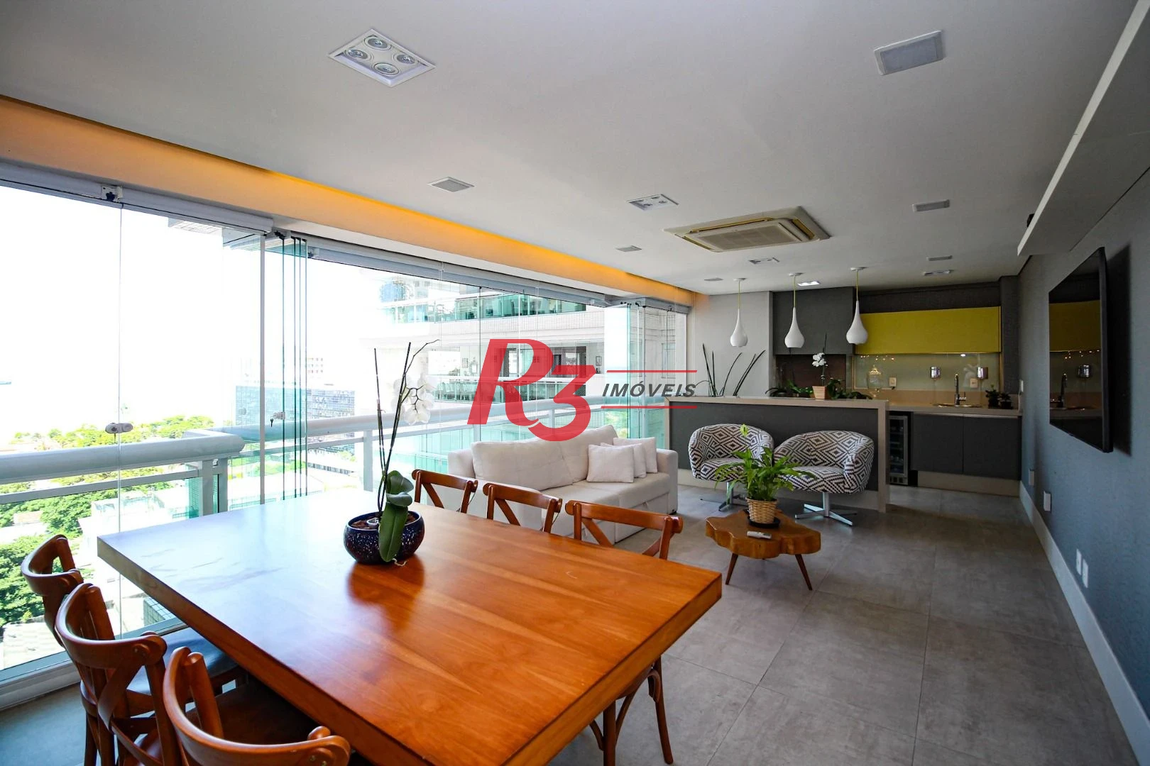Apartamento com 3 dormitórios à venda, 232 m² por R$ 3.750.000,00 - Aparecida - Santos/SP