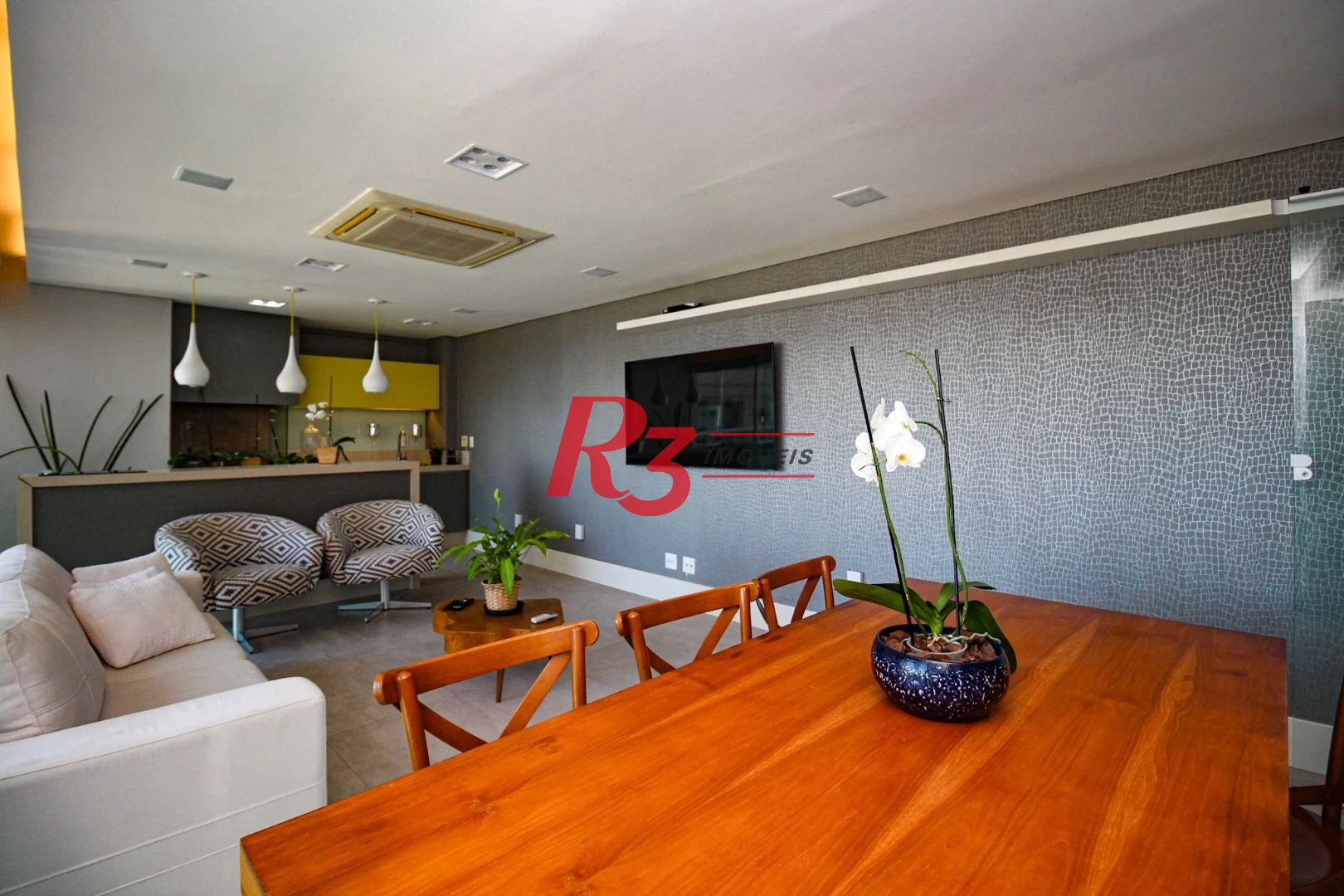 Apartamento com 3 dormitórios à venda, 232 m² por R$ 3.750.000,00 - Aparecida - Santos/SP