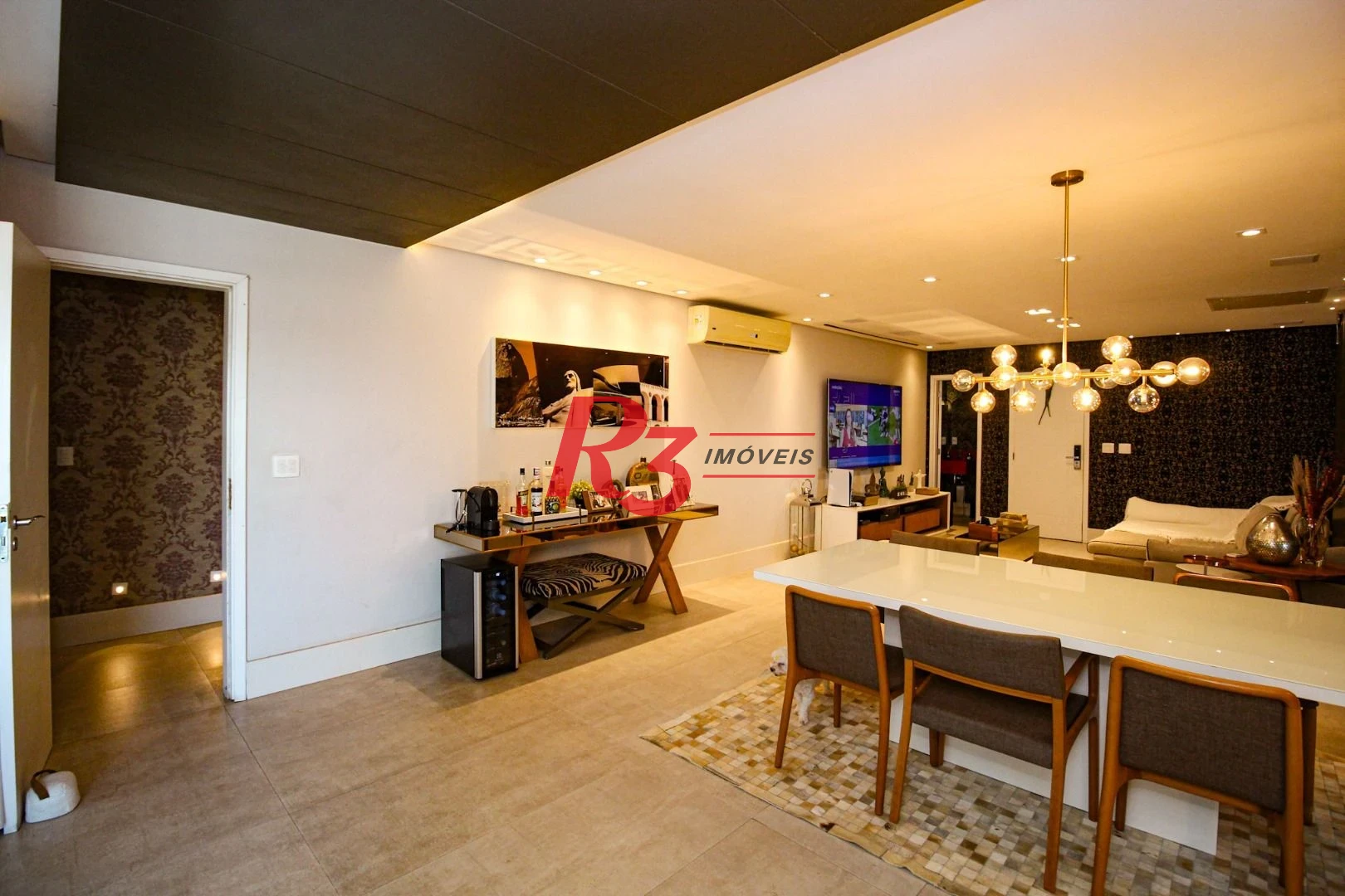 Apartamento com 3 dormitórios à venda, 232 m² por R$ 3.750.000,00 - Aparecida - Santos/SP