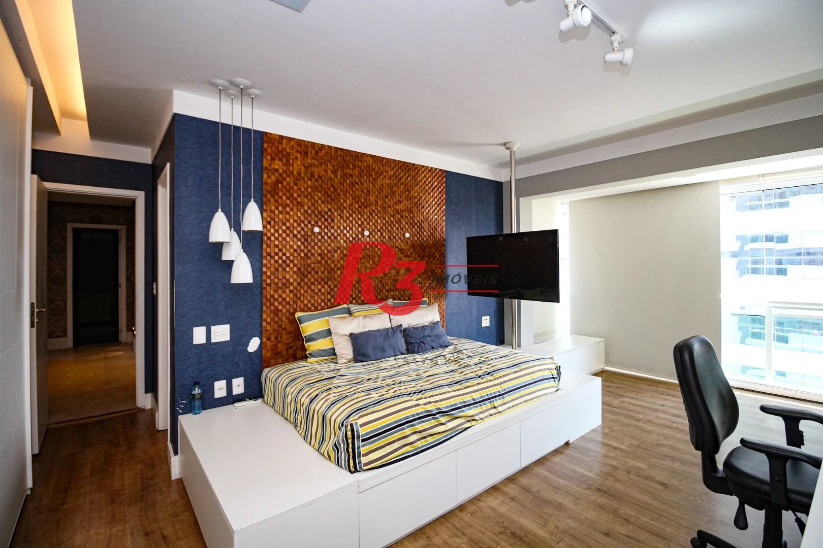 Apartamento com 3 dormitórios à venda, 232 m² por R$ 3.750.000,00 - Aparecida - Santos/SP
