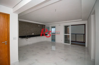 Apartamento com 3 dormitórios à venda, 87 m² por R$ 679.800,00 - Aparecida - Santos/SP