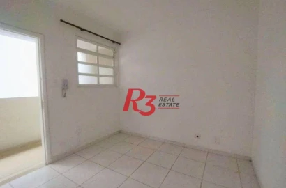 Kitnet com 1 dormitório para alugar, 37 m² por R$ 2.500,00/mês - José Menino - Santos/SP