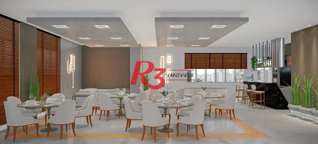 Apartamento com 2 dormitórios à venda, 55 m² - Campo Grande - Santos/SP