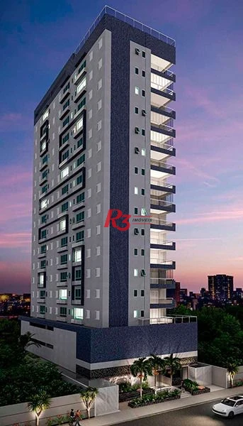 Apartamento com 2 dormitórios à venda, 55 m² - Campo Grande - Santos/SP