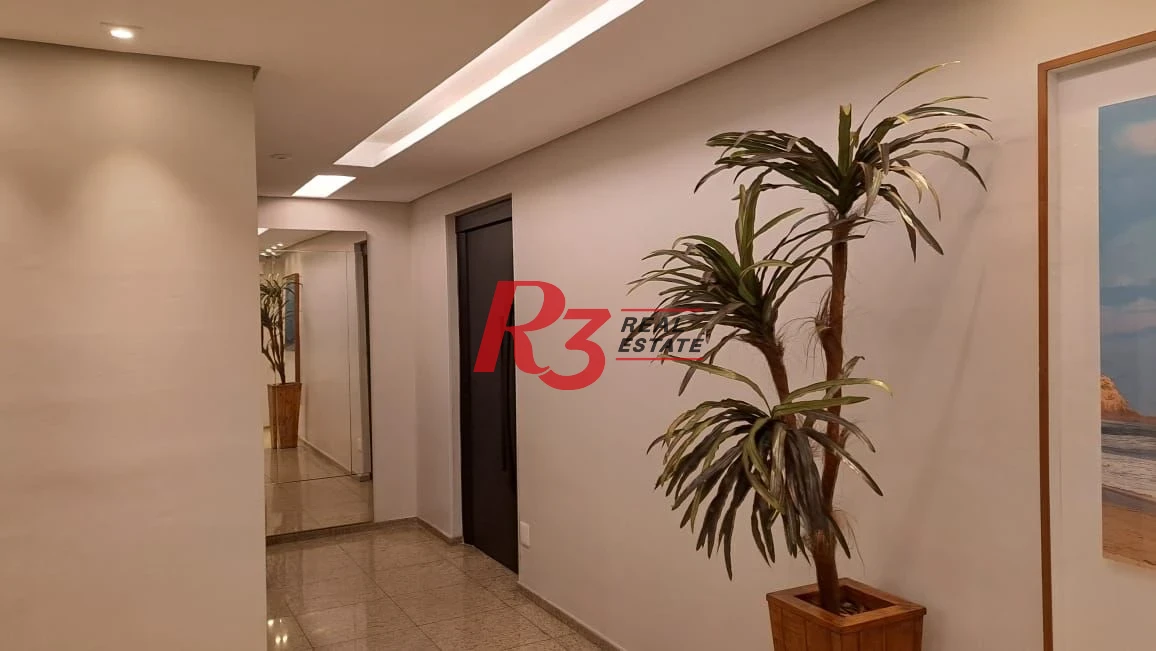 Apartamento com 3 dormitórios, 189 m² - venda por R$ 1.330.000,00 ou aluguel por R$ 6.000,00/mês - Gonzaga - Santos/SP