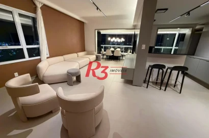 Apartamento Duplex com 3 dormitórios, 162 m² - venda por R$ 2.780.000,00 ou aluguel por R$ 20.000,00/mês - Boqueirão - Santos/SP