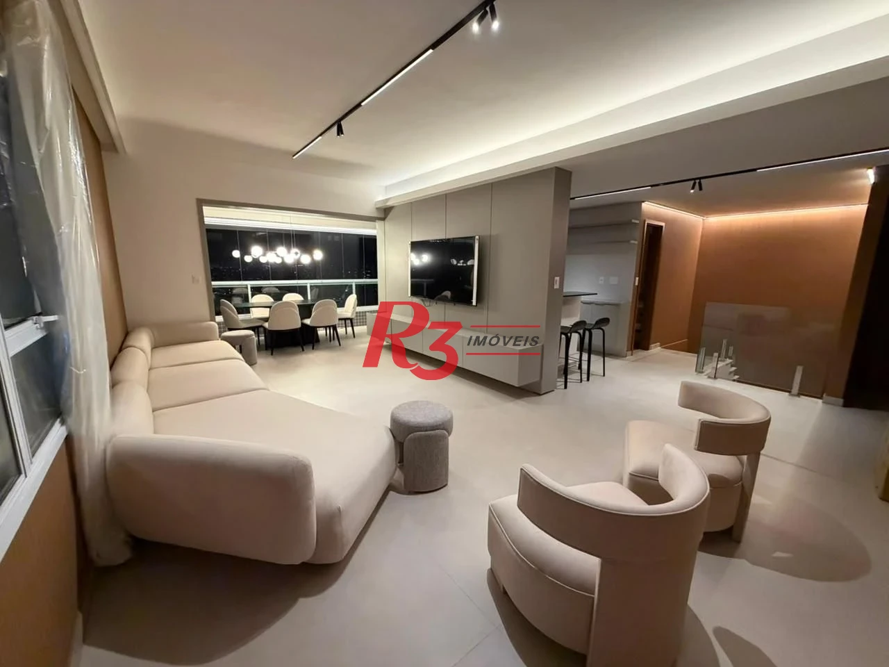 Apartamento Duplex com 3 dormitórios, 162 m² - venda por R$ 2.780.000,00 ou aluguel por R$ 20.000,00/mês - Boqueirão - Santos/SP