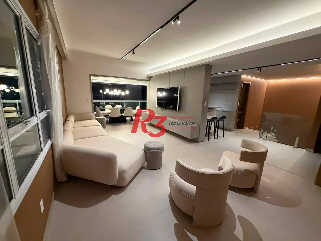 Apartamento Duplex com 3 dormitórios, 162 m² - venda por R$ 2.780.000,00 ou aluguel por R$ 20.000,00/mês - Boqueirão - Santos/SP