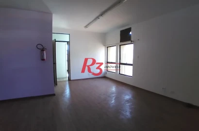 Sala, 86 m² - venda por R$ 430.000,00 ou aluguel por R$ 4.300,00/mês - Vila Matias - Santos/SP