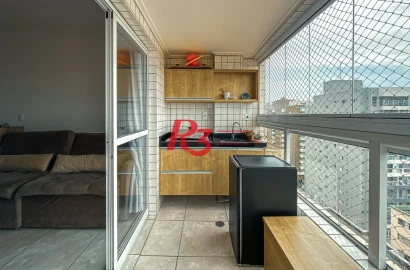 Apartamento com 2 dormitórios à venda, 75 m² - Canto do Forte - Praia Grande/SP