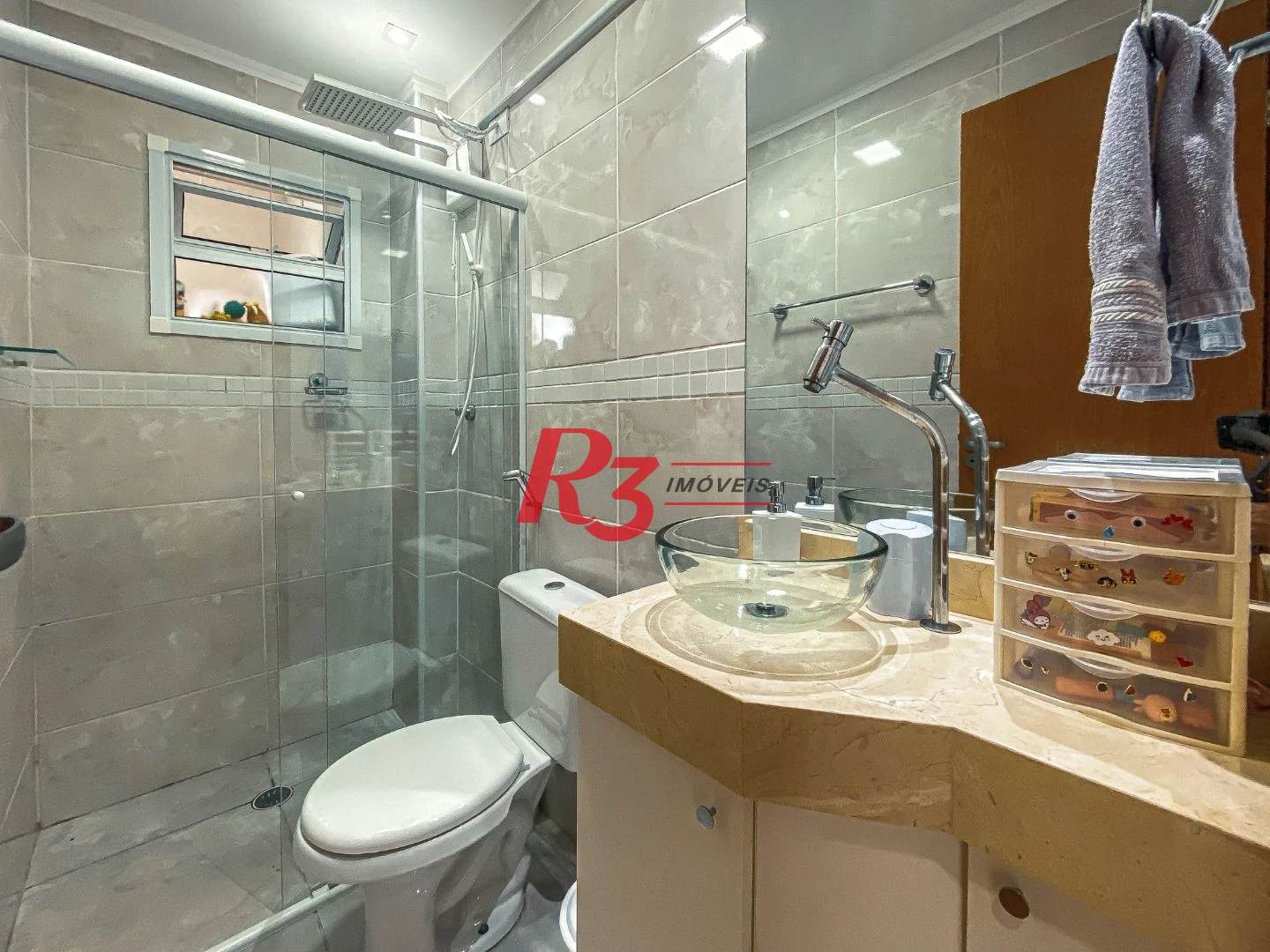 Apartamento com 2 dormitórios à venda, 75 m² - Canto do Forte - Praia Grande/SP