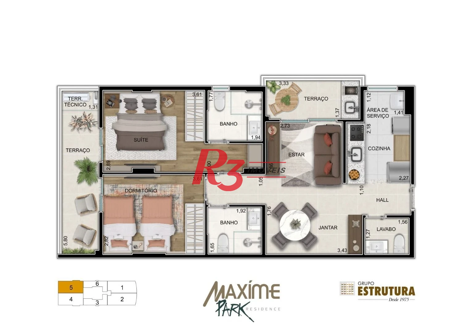 Apartamento à venda, 76 m² por R$ 970.530,00 - Ponta da Praia - Santos/SP