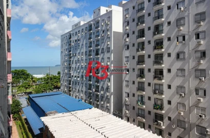 Apartamento com 1 quartro à venda, 37 m² por R$ 380.000 - Embaré - Santos/SP