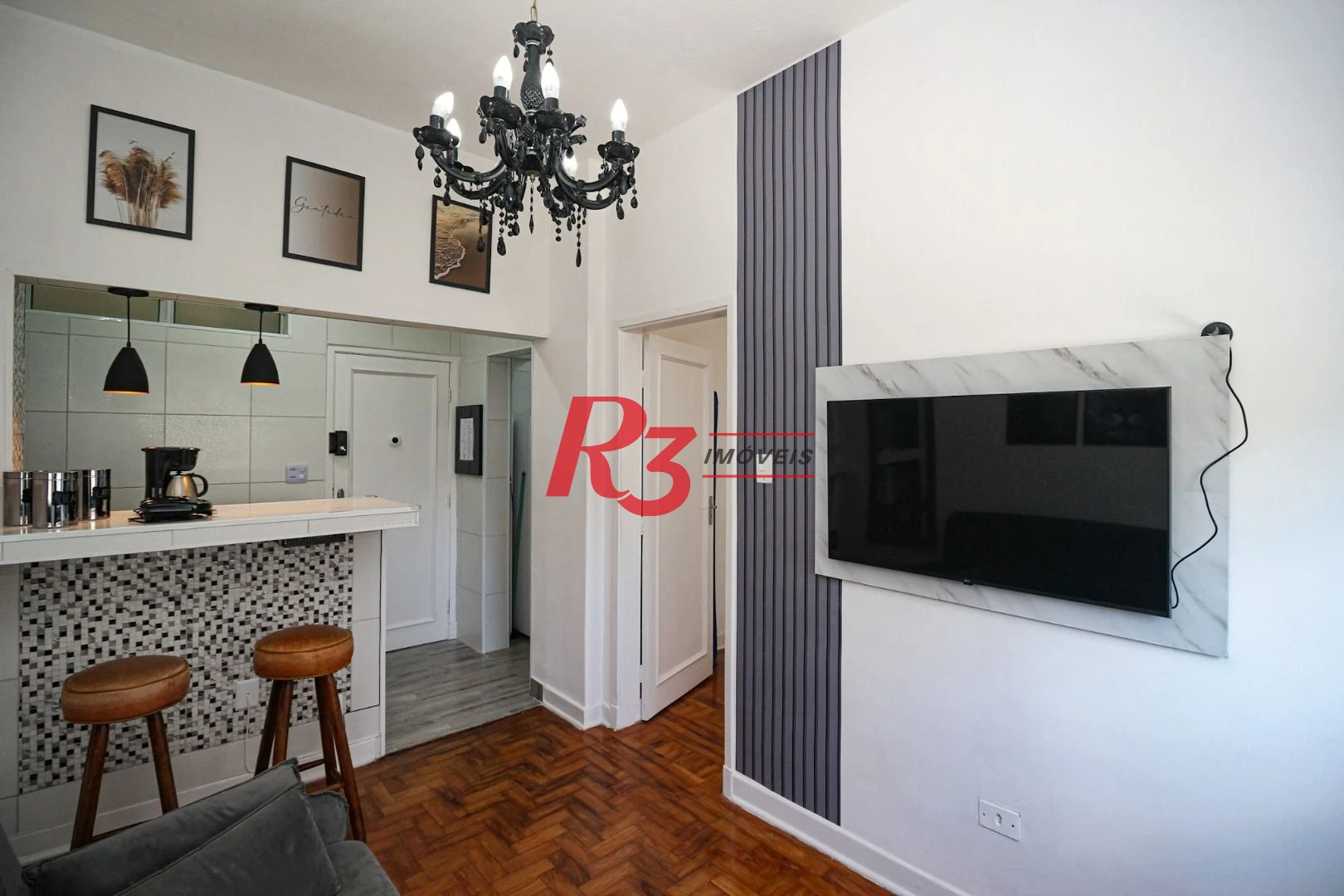 Apartamento com 1 quartro à venda, 37 m² por R$ 380.000 - Embaré - Santos/SP
