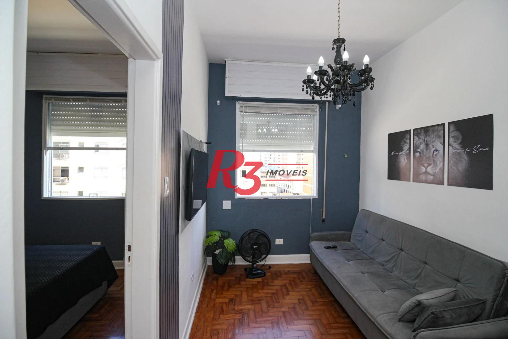 Apartamento com 1 quartro à venda, 37 m² por R$ 380.000 - Embaré - Santos/SP