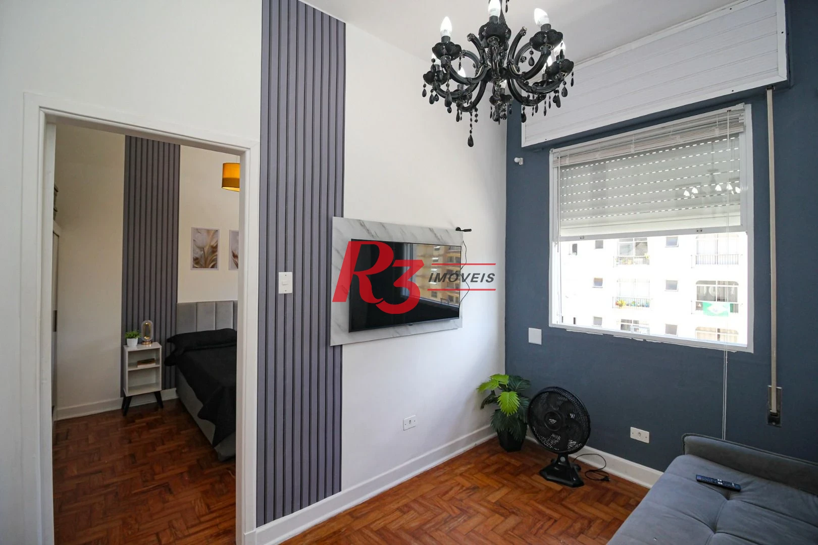Apartamento com 1 quartro à venda, 37 m² por R$ 380.000 - Embaré - Santos/SP