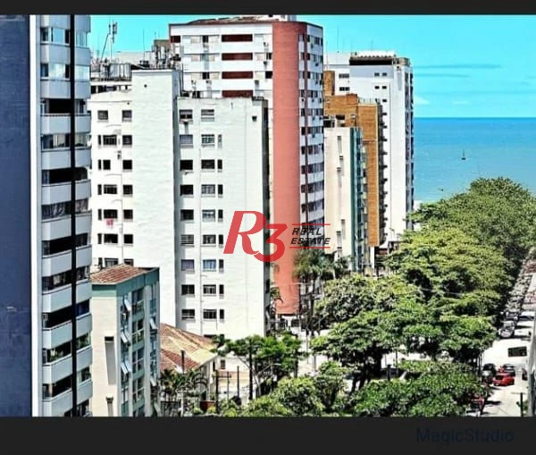 Cobertura com 3 dormitórios à venda, 311 m² por R$ 1.950.000,00 - Ponta da Praia - Santos/SP