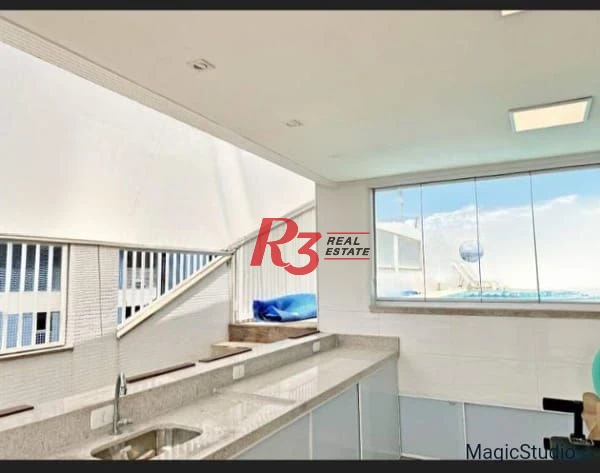 Cobertura com 3 dormitórios à venda, 311 m² por R$ 1.950.000,00 - Ponta da Praia - Santos/SP