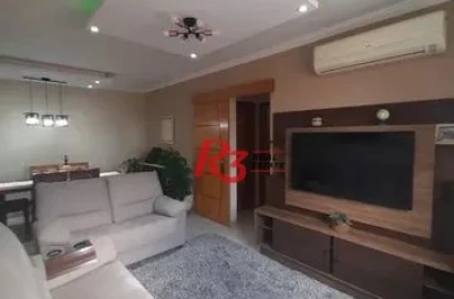 Apartamento com 2 dormitórios à venda, 75 m² por R$ 500.000,00 - Marapé - Santos/SP