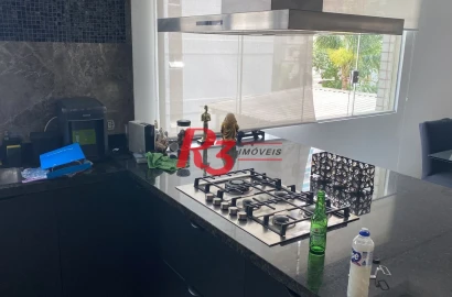 Cobertura com 5 dormitórios à venda, 406 m² por R$ 3.500.000,00 - Aparecida - Santos/SP