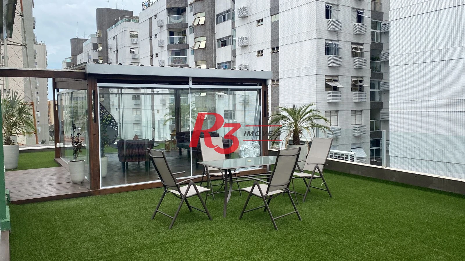 Cobertura com 5 dormitórios à venda, 406 m² por R$ 3.500.000,00 - Aparecida - Santos/SP