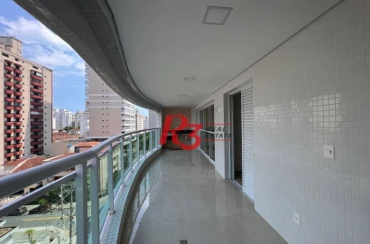 Apartamento com 2 dormitórios para alugar, 100 m² - Boqueirão - Santos/SP