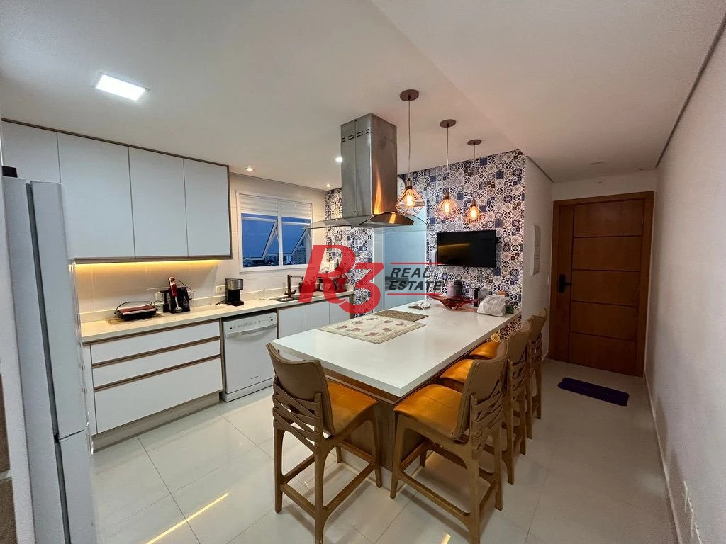 Apartamento Duplex à venda, 128 m² por R$ 1.200.000,00 - Encruzilhada - Santos/SP